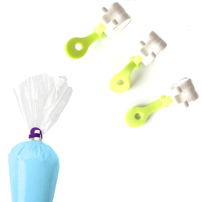 Cake Decorating Bag Clip 3Pcs Kitchen Accessories Tool Icing Piping Pastry Gadget Baking Tools Christmas Party Cocina Accesorio | Дом и сад