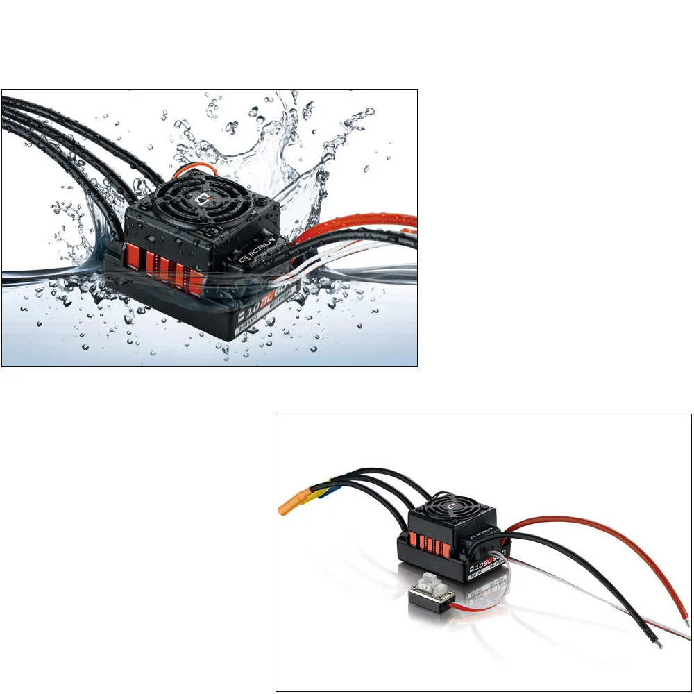 Hobbywing QuicRun-WP-10BL60 бессенсорные бесщеточные контроллеры скорости 60A ESC с BEC и