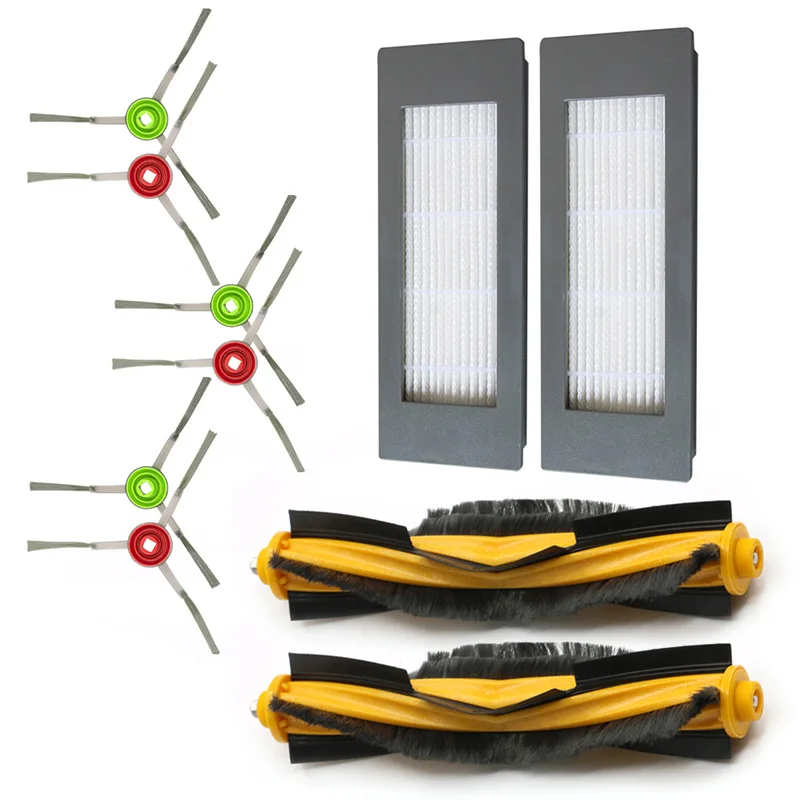 

Replacement Side Brushes Supplies Main Brushes Parts Vacuum Cleaner Spare Set