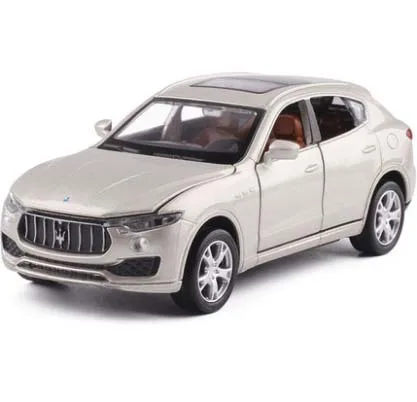 G 1:32 Maserati Levante SUV сплав Игрушечная модель транспортных средств с откатной спинкой шесть открытых дверей детская Подарочная Коллекция - Цвет: G