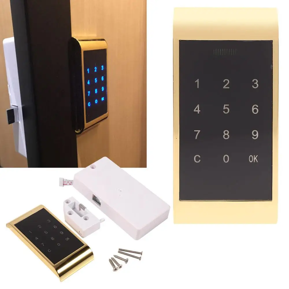 

Электронная клавиатура с паролем, цифровой замок доступа для домашней безопасности, защита от кражи, кодовый замок для шкафа