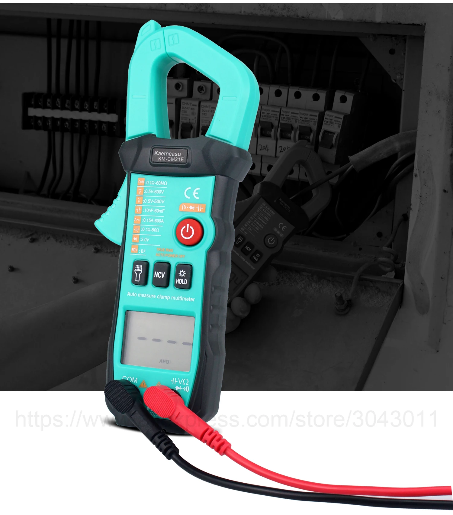 Интеллектуальный цифровой клещи Мини Многофункциональный DC/AC True rms измерение электрика прибор Инструменты для ремонта KM-CM21C/D/E