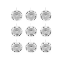 20pcsset stainless steel earring settings cabochon base fashion personality diy jewelry earrings making findings diy jewelry