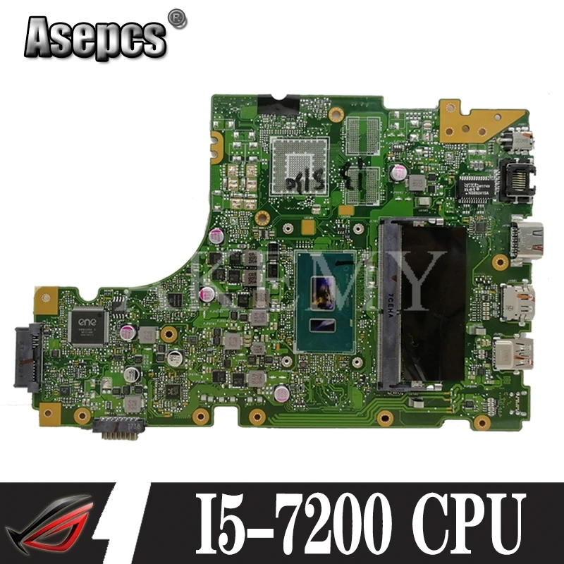 

Akemy X442UA Motherboard For Asus X442 X442U X442UA X442UR X442UQ X442UQK X442UQR Laotop Mainboard with I5-7200 CPU