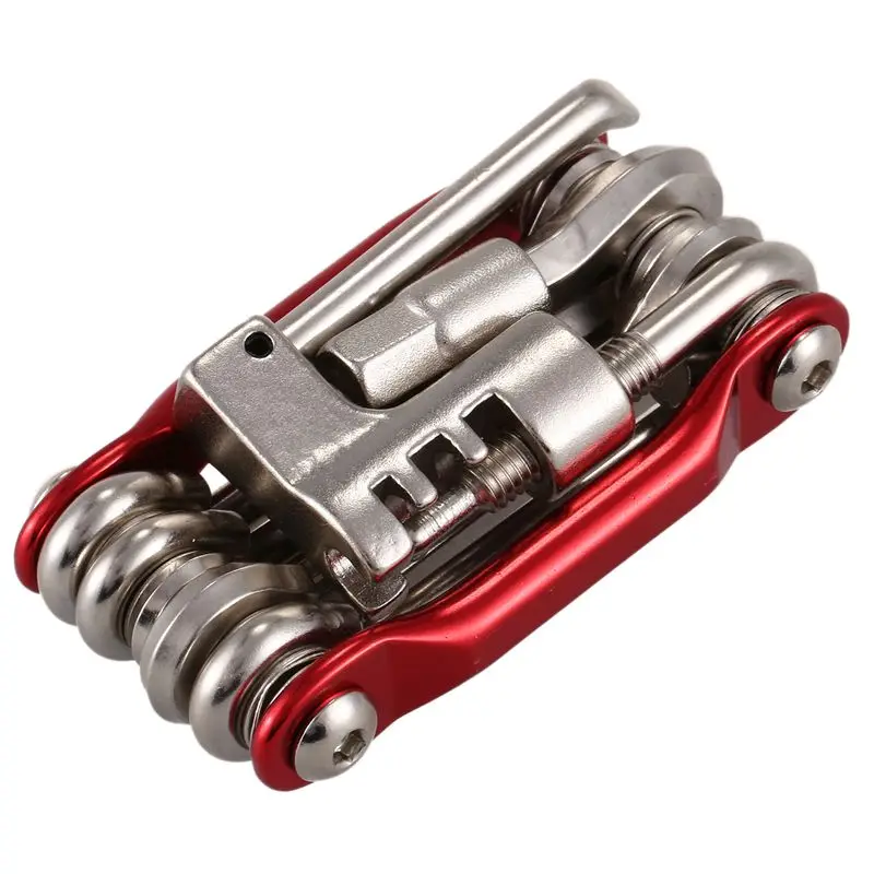 11 в 1 Мини Набор инструментов для ремонта велосипеда отвертка + торцевой ключ