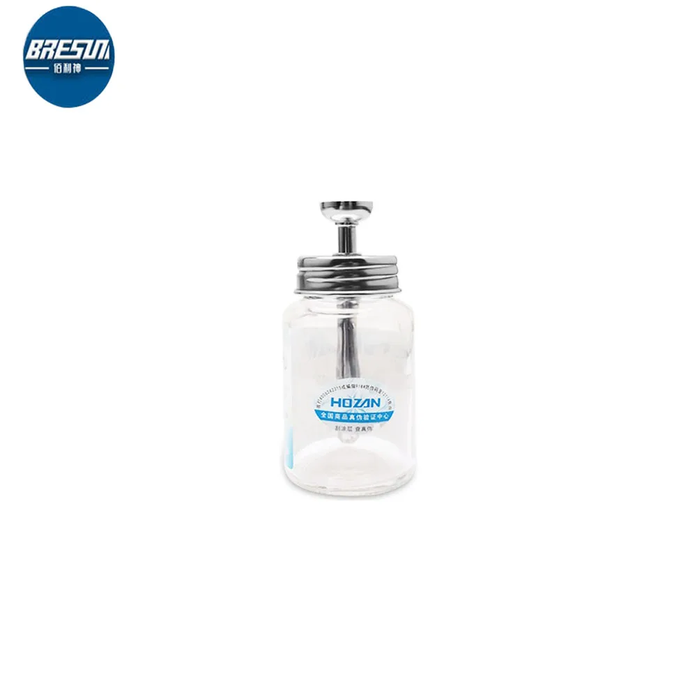 

RELIFE RL-055 Push-Type Plastic Glass Alcohol Bottle/Transparent Empty Bottle Liquid Solvent bottle