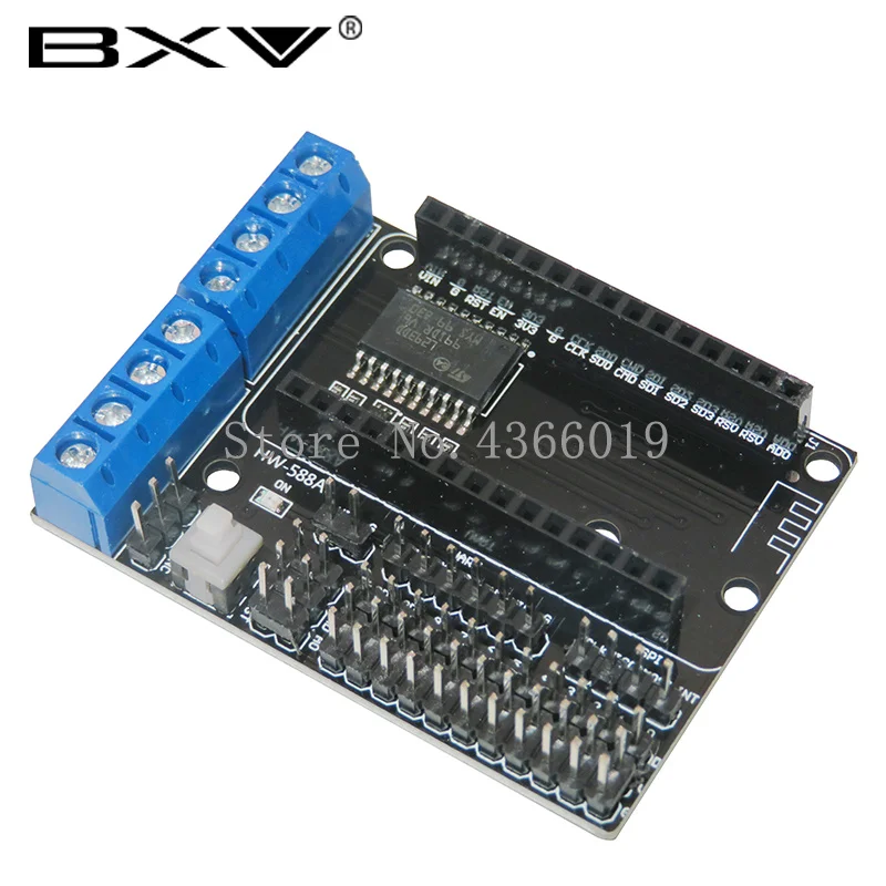 L293D для ESP8266 ESP-12E двойной высокомощный Модуль H-Bridge для беспроводного Wi-Fi NodeMcu плата драйвера двигателя Wi-Fi V3 CP2102
