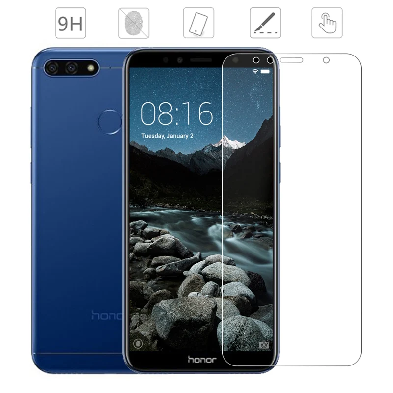 Закаленное стекло для Huawei Honor 7C Pro 7A AUM L29 защитная пленка экрана Dua L22 ударопрочная