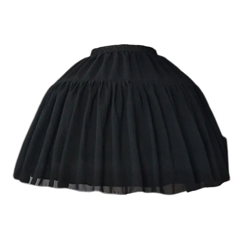 

Cosplay Fish-bone Short Skirt Lolita Carmen Slip Liner Cute Girls Skirts Adjustable Petticoat