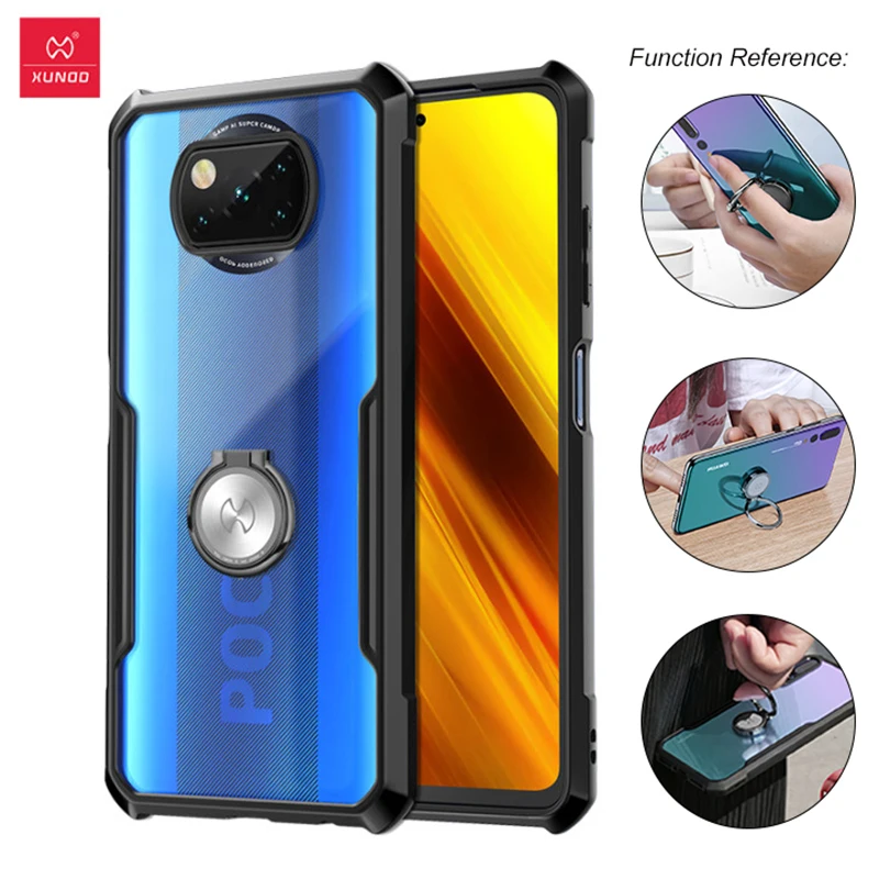 

Xundd Phone Case For Xiaomi POCO X3 NFC Case,For POCO x3 Pro Case,Bumper Shockproof Shell Transparent Cover For POCO X3 Pro Case
