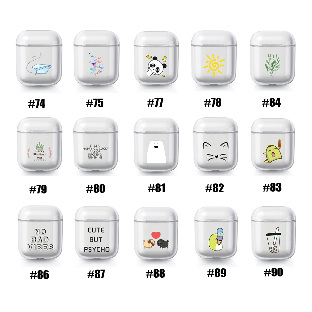 1 шт. прозрачный жесткий чехол для наушников Apple Airpods|Аксессуары наушников| |