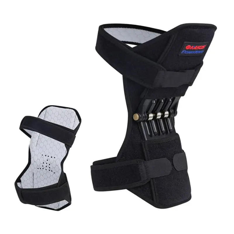 

Joint Support Knee Brace Breathable Non-slip Power Lift Joint Support Knee Pads Powerful Rebound Spring Sport Force Knee Booster