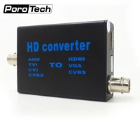 4 in 1 hd video signal convertor ahd41 convertor convert ahdtvicvicvbs signal to hdmivgacvbs signal with power adapter