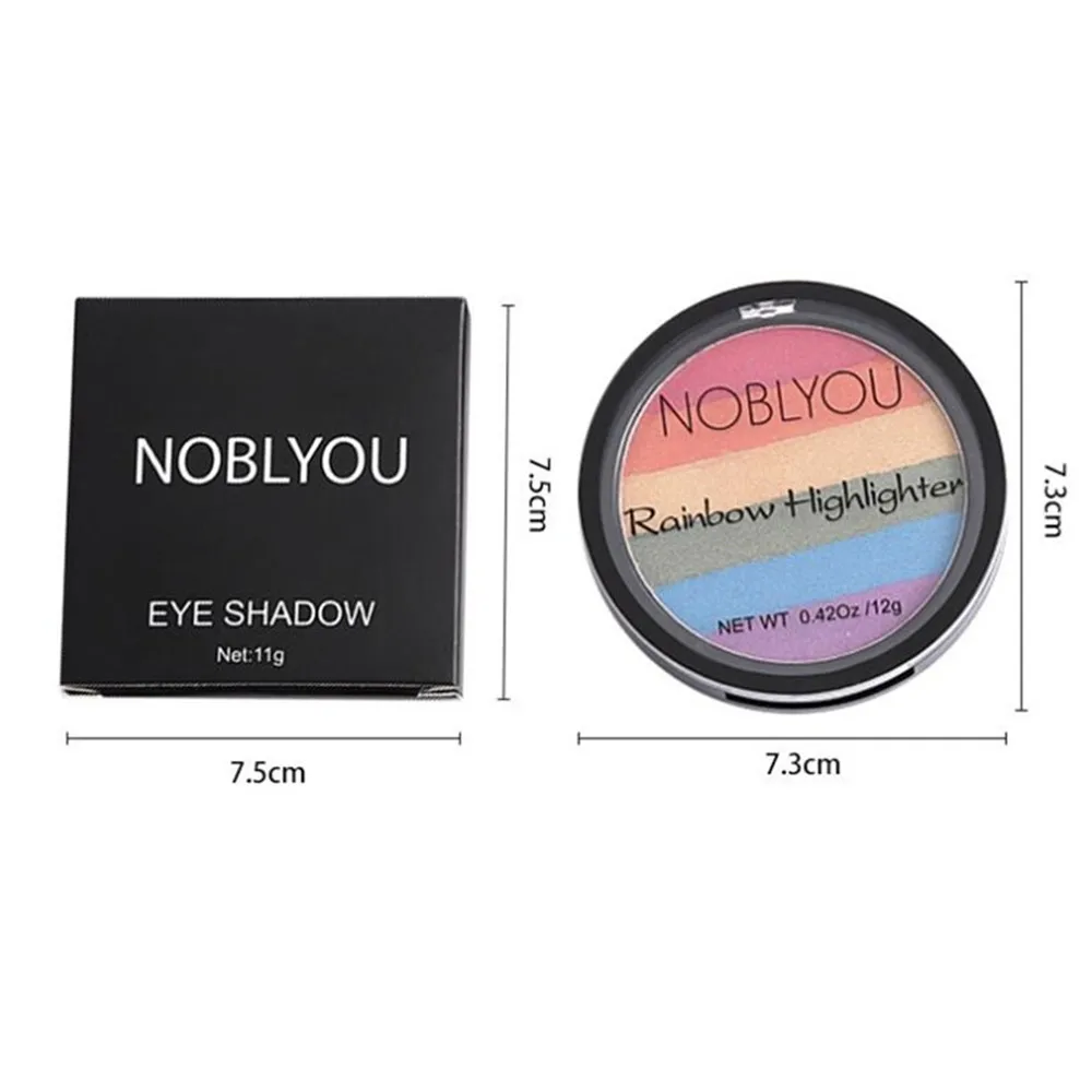 Палитра радужных теней для век с высосветильник ьЮ 6 цветов палитра высоким