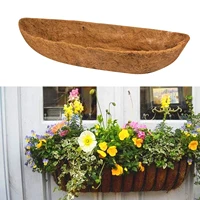 hanging basket lining wall mounted manger garden coconut palm lining mat adjustable replaceable coconut flower baskets lining