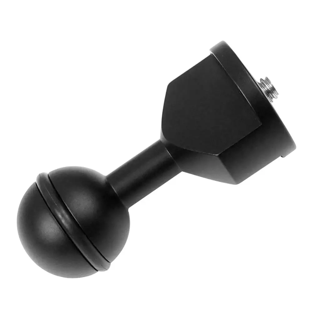 1 inch to 1/4 Screw Adapter for Gopro SLR Camera Light Diving Ball Head Clip Mount Underwater Photo Studio Accessory | Электроника