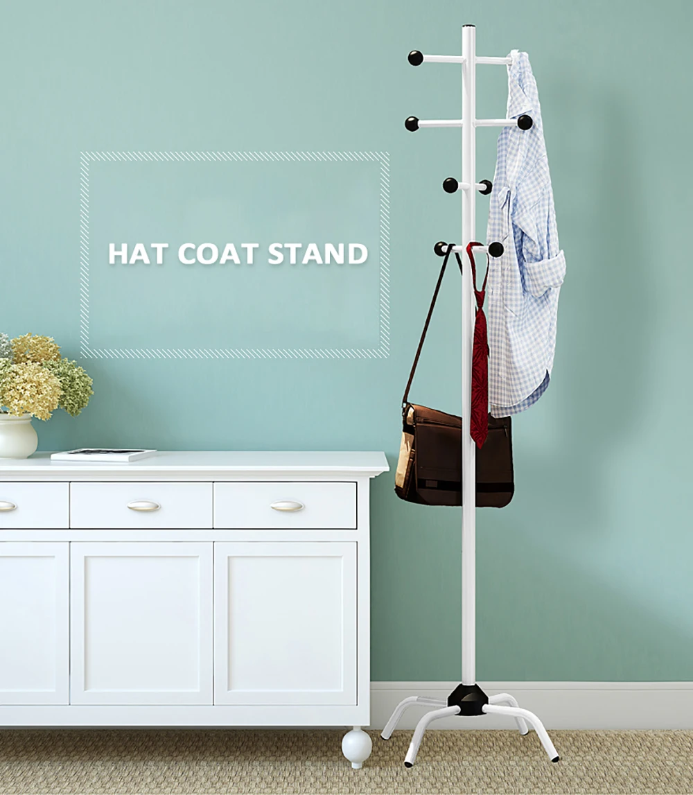 Вешалка для одежды, дерева, шляпы, вешалка, Hallstand, одежда, Hat, дерево, стоящая простая модная стойка для пальто, 8 поворотные крючки, 4 фута