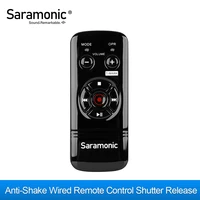 saramonic rc x anti shake wired remote control shutter release for zoom h654h4nproh2n pcm m10d50d100 portable digital rec