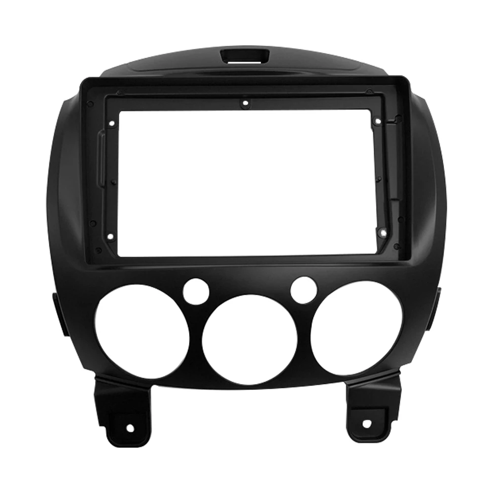 

BYNCG 2 Din 9 Inch Car Radio Installation DVD GPS Mp5 ABS PC Plastic Fascia Dashboard Plane Frame for MAZDA 2 2010+ Dash Kit