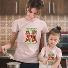 Disney Four Seasons Family Look Outfits Kawaii Pattern Chip 'n' Dale Cartoon Printing Футболки Новые летние футболки унисекс для взрослых