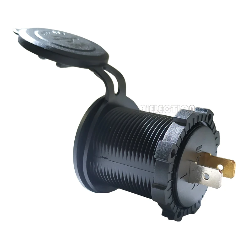DIY Dual USB LED 3.1A 12 В/24 В розетка водонепроницаемый автомобильное зарядное устройство