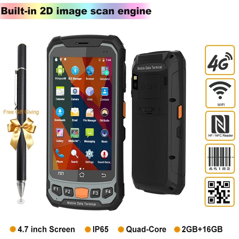 

Wireless Industrial Warehouse Stock Management Rugged Mobile PDA 1D 2D Barcode Scanner Portable Android Handheld PDA Machine