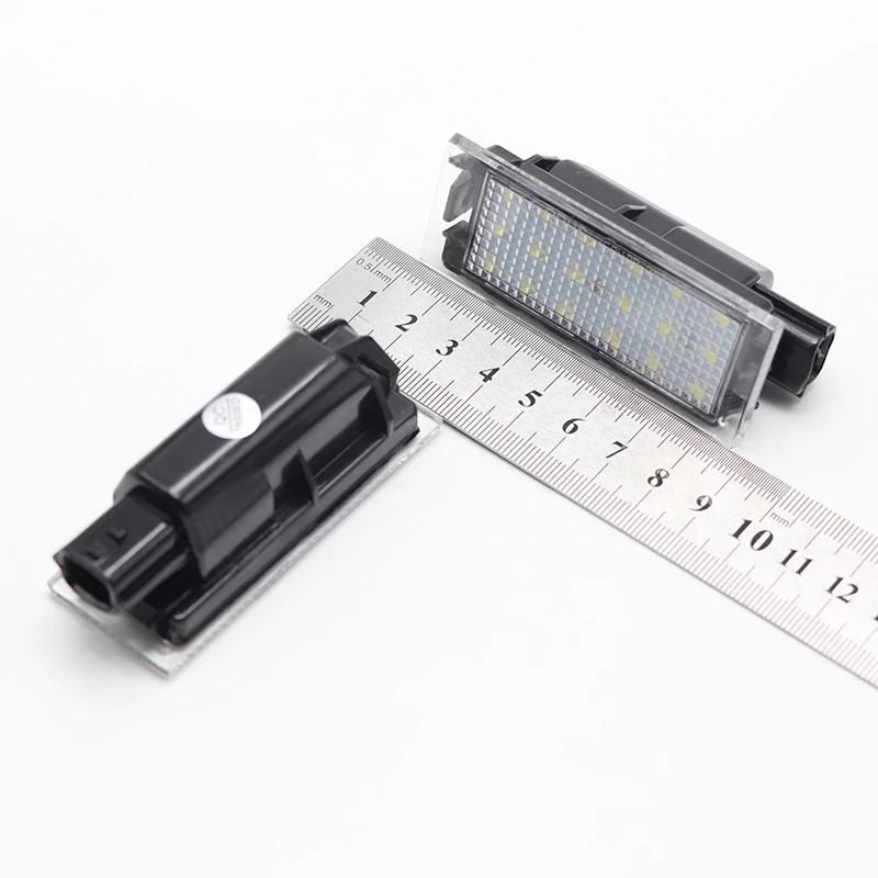 

Canbus Car LED Number License Plate Light No error For Renault Megane 3 Clio Laguna 2 Megane 3 Twingo Master Vel Satis