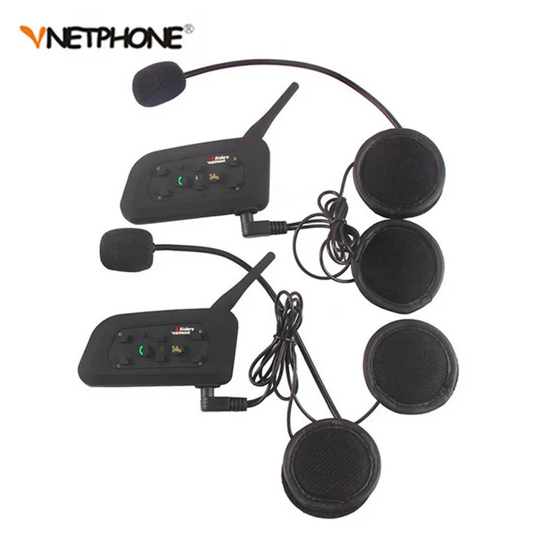 Bluetooth гарнитура Vnetphone V6 для мотоциклетного шлема беспроводное переговорное