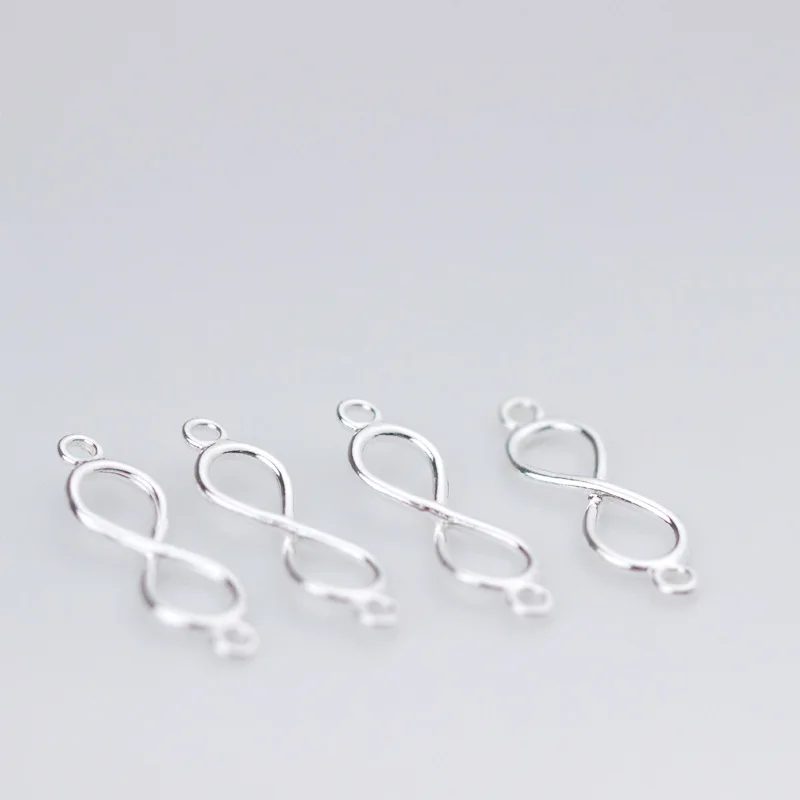 Однотонные зеркальные серебряные застежки и крючки для рукоделия | Украшения