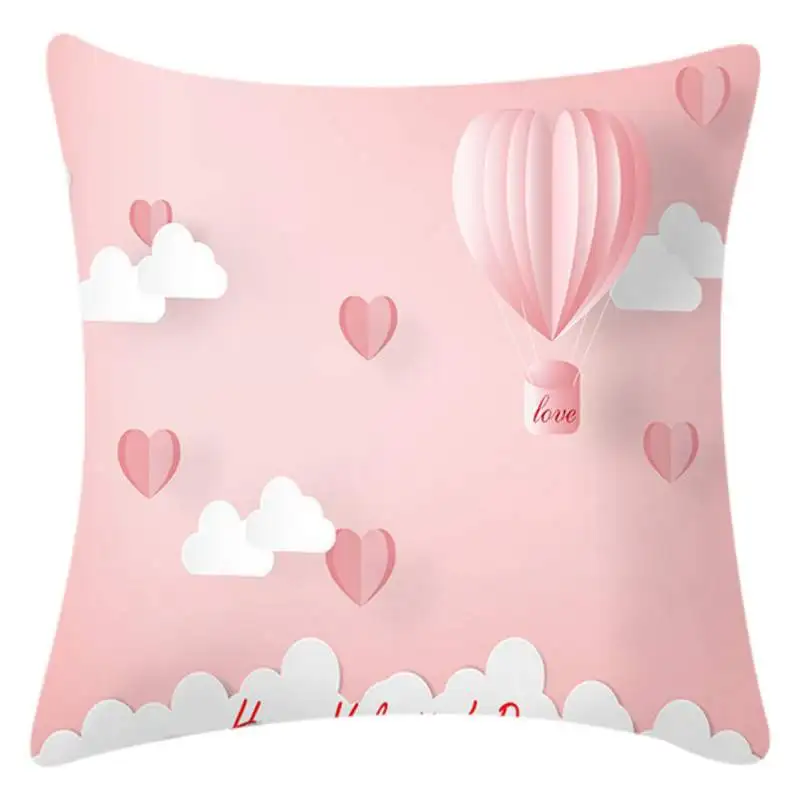 Романтический Чехол-наволочка для подушки розовый минималистский чехол дивана