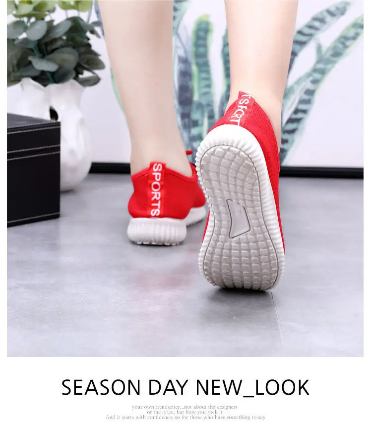 Tenis Feminino Air Mesh Breathable Women Tennis Shoes Slip-on Sport Gym Athletic Jogging Light Shoes Female Sneakers cheap