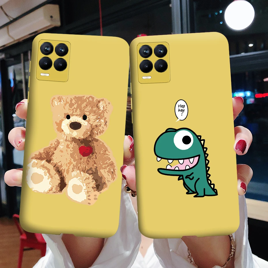 for oppo realme 8 pro case cute painted tpu silicone shockproof soft back phone cover for realme 8 pro global version 6 4 case free global shipping