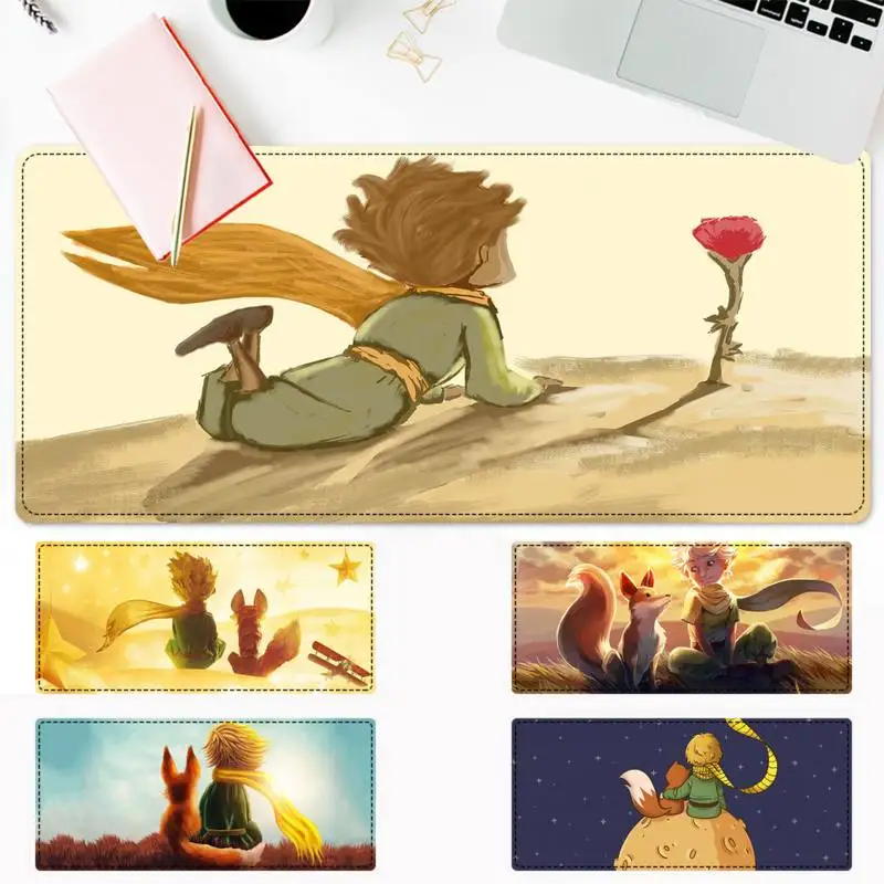 

Sale The Little Prince and The Fox Mouse Pad Gaming MousePad Large Big Mouse Mat Desktop Mat Computer Mouse pad For Overwatch