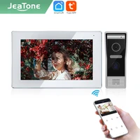 jeatone tuya smart 7 inch video intercom for home wifi wireless video doorbell security system ahd camera