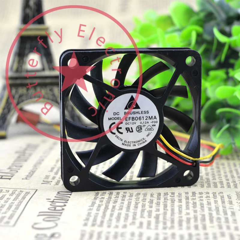 

Новый оригинальный 60*60*10 мм охлаждающий вентилятор EFB0612MA