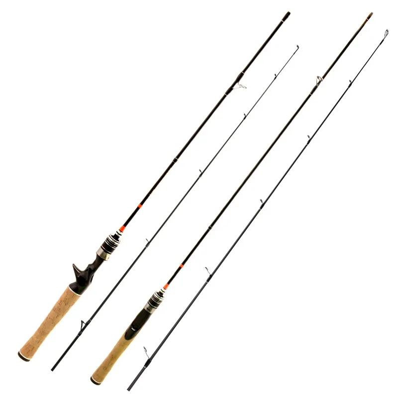 

Catch.u UL Fishing Rod 1.4/1.68/1.8m Carbon Fiber 2 Sections Spinning/casting Fishing Pole for Stream Reservoir Pond River Lake