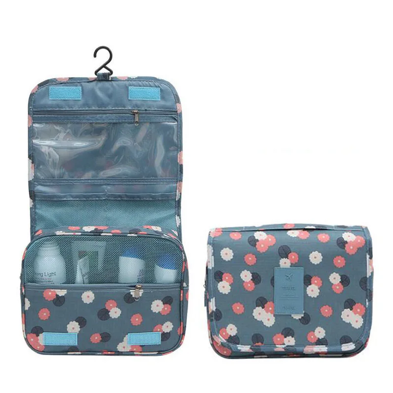 Многофункциональная дорожная косметичка с крючками для женщин сумки макияжа