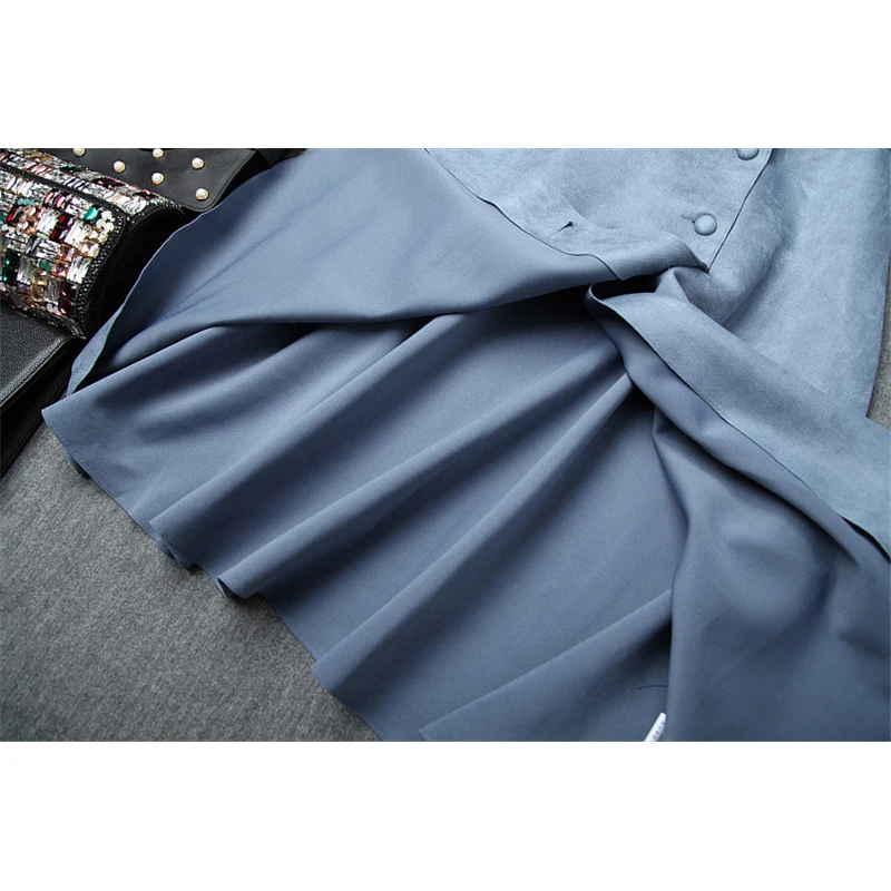 Топ Брендовое модное женское осеннее платье с длинным рукавом 2019 Новое Женское