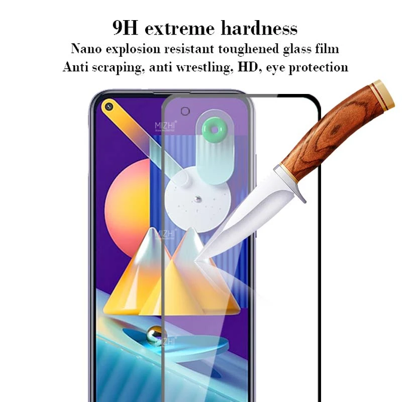 Защитное стекло 2 в 1 для камеры samsung galaxy M11 M 11 sumsung sm-M115f защитные очки пленка 6