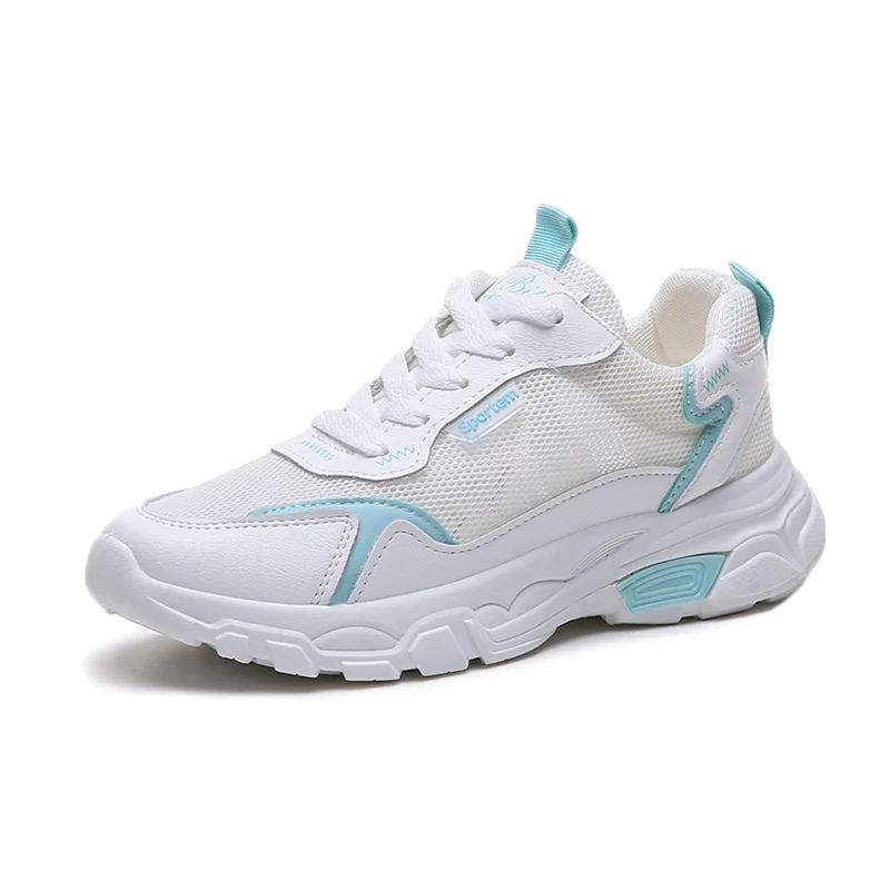 

Mesh Hollow White Shoes Women's 2021 Summer New Mesh Shoes All-match Thick-soled Breathable Sports Casual Vulcanized Shoes