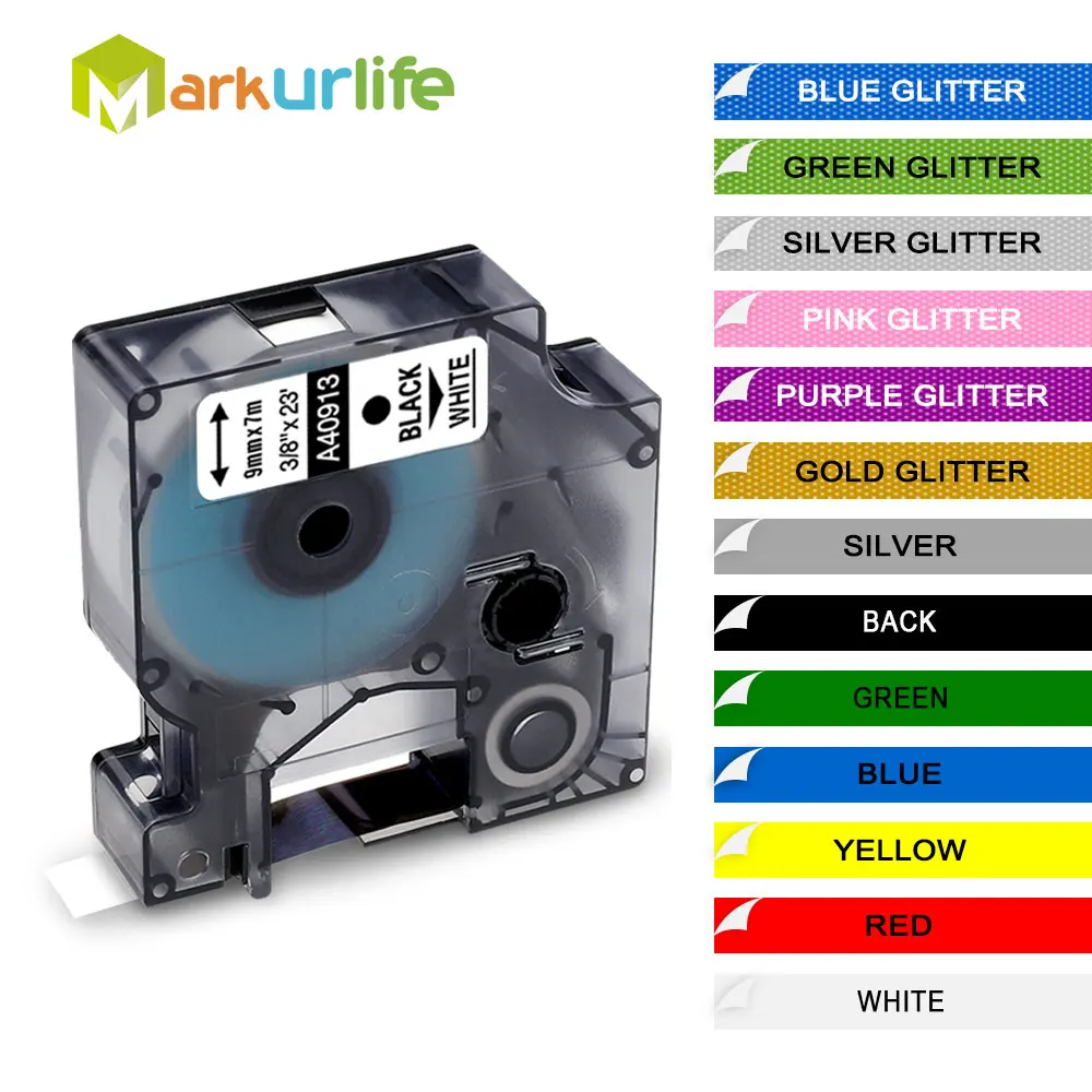 Markurlife 45013 40913 45010 43613 45018 40918 45016 совместимый для Dymo D1 ярлык LM160 LM280 принтер|Ленты