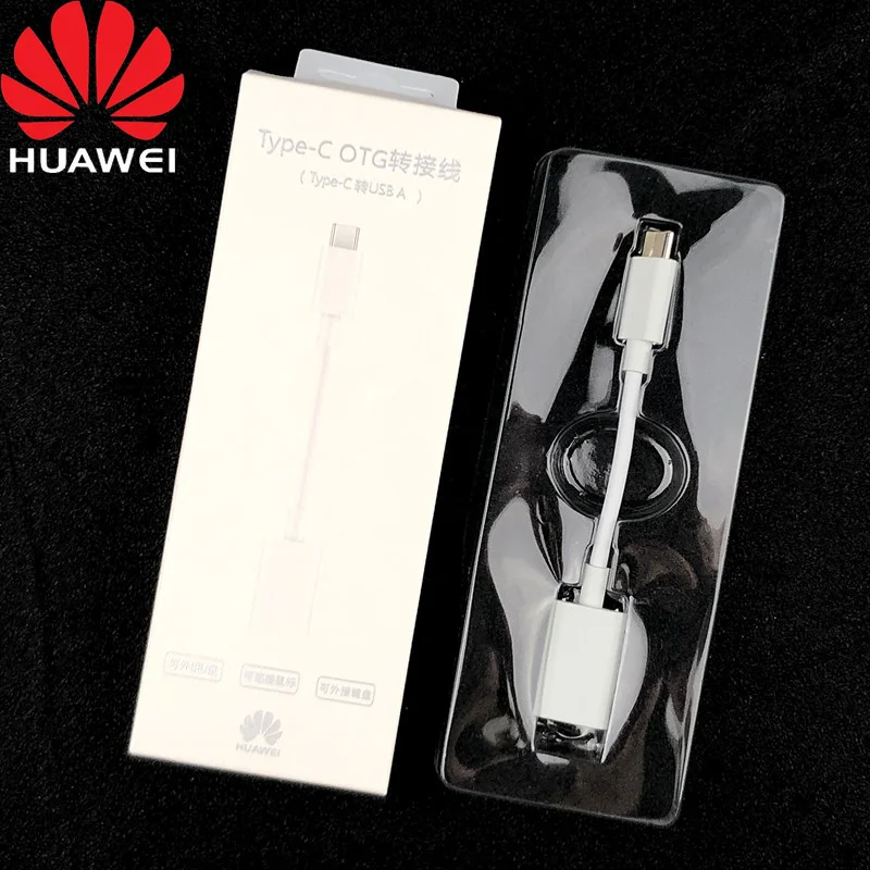 Оригинальный HUAWEI P20 lite type C OTG адаптер U диск/флеш накопитель преобразователь