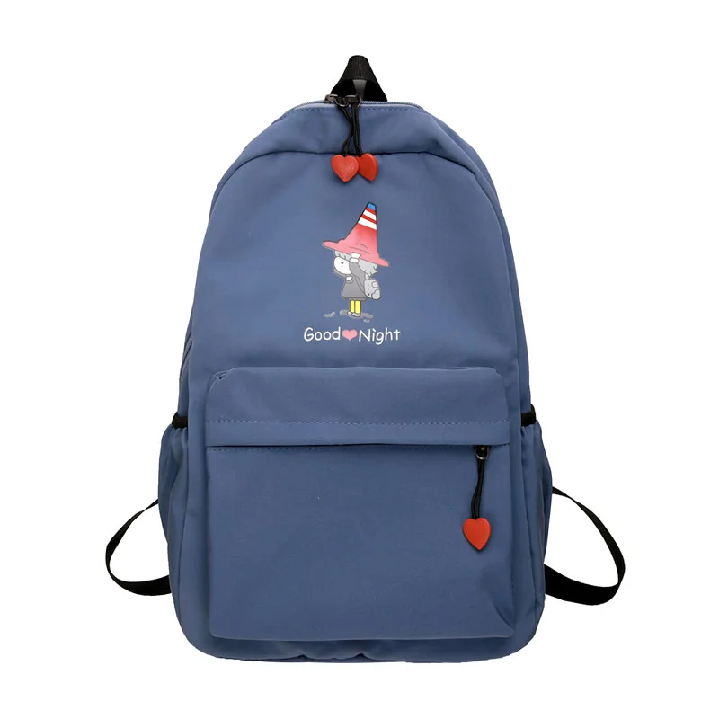 Ins wind школьный женский корейский милый маленький красный рюкзак с принтом для