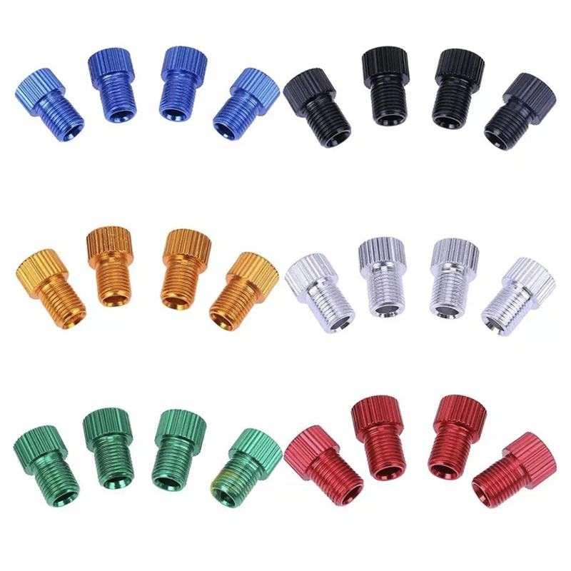 

Aluminum Bicycle Valve Adapter Pump Convert Presta To Schrader Copper Valve Adaptor Wheels Gas Nozzle Tube Tool Bike Accessories