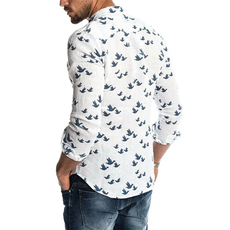 Новинка однотонные хлопковые повседневные рубашки рубашка с V образным вырезом