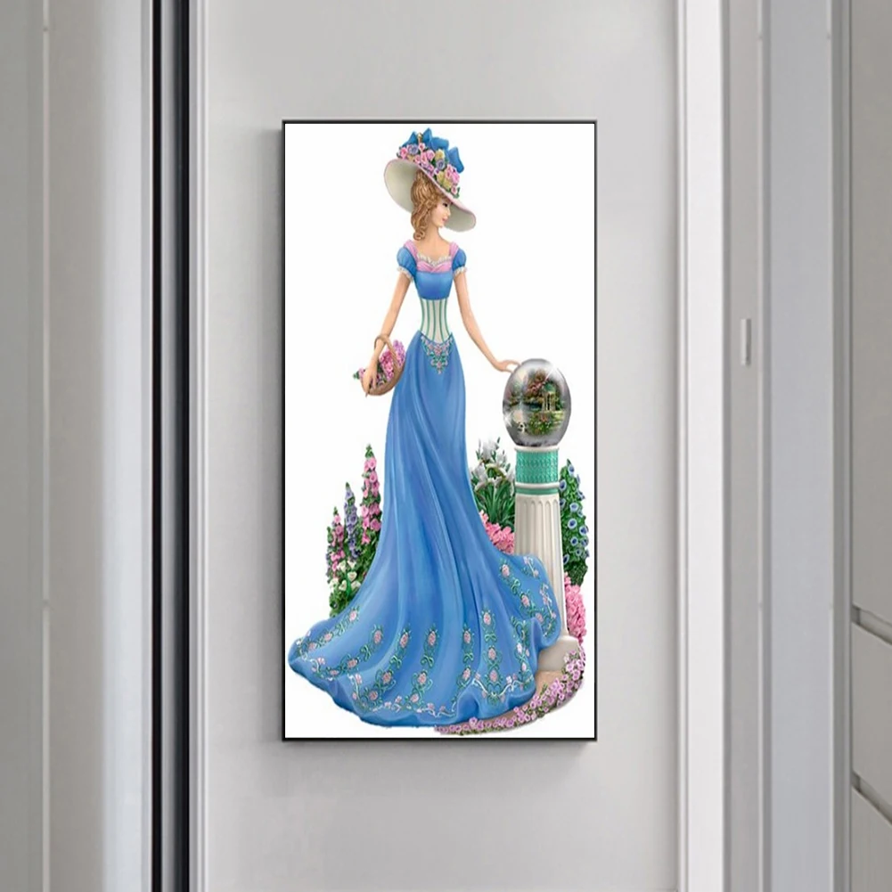 5D полностью своими руками бриллиант платье для рисования леди мозаичная картина