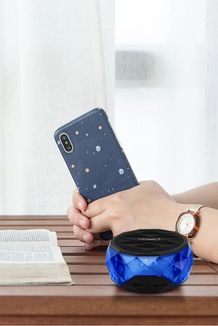 Lanyasir S6 Bluetooth динамик мини беспроводной громкий динамик трещина светодиодный TF USB Сабвуфер bluetooth динамик s 3D стерео музыка объемный