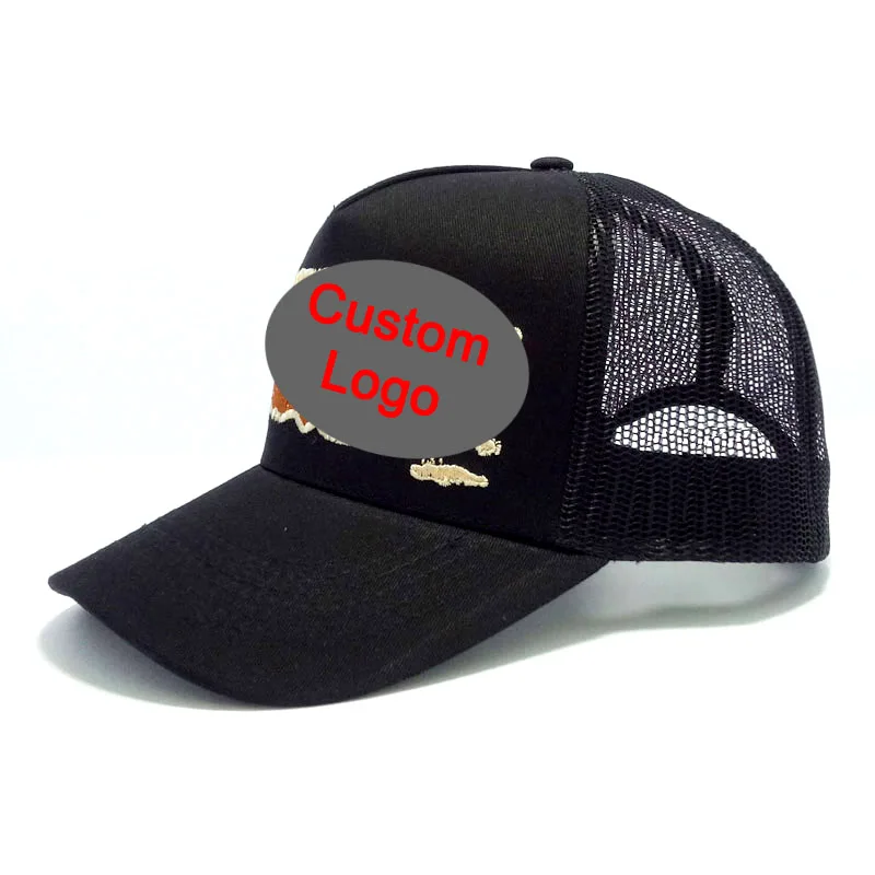 Custom-Made DIY Logo Personal Different Names Optional Colors Adjustable Outdoor Journey Mesh Baseball Cap Custom Trucker Hat