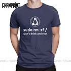 Программатор программирования кодирования Coder Мужская футболка Linux Root Sudo забавная футболка с коротким рукавом футболка из 100% хлопка Подарочная одежда