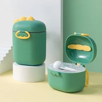 portable milk powder storage box with spoon bpa free dinosaur sealed container baby formula dispenser infant snacks jar